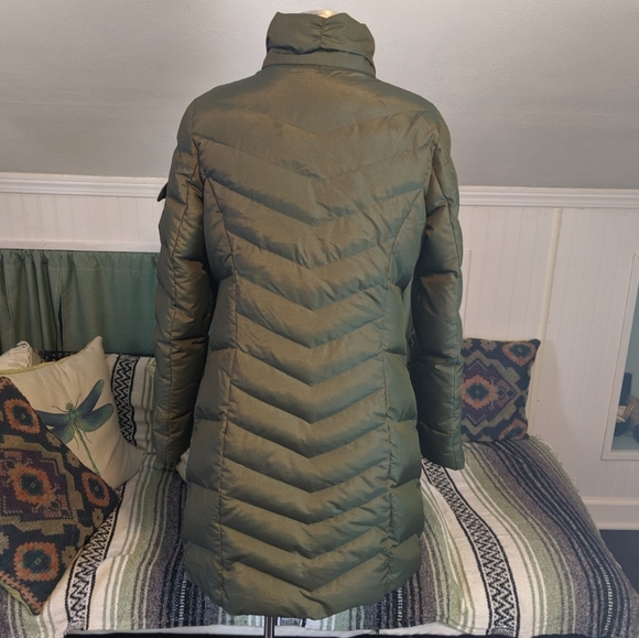 Eddie Bauer/ Sun Valley Down Parka / Green / MT - Picture 3 of 8